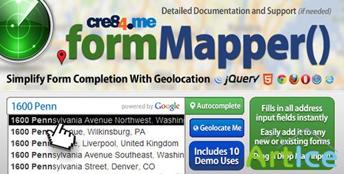 CodeCanyon - FormMapper Address Autocomplete with Geolocation - RIP
