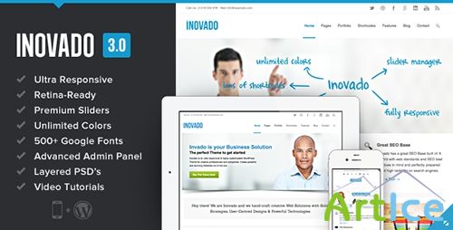 ThemeForest - Inovado v3.0.1 - Retina Responsive Multi-Purpose Theme