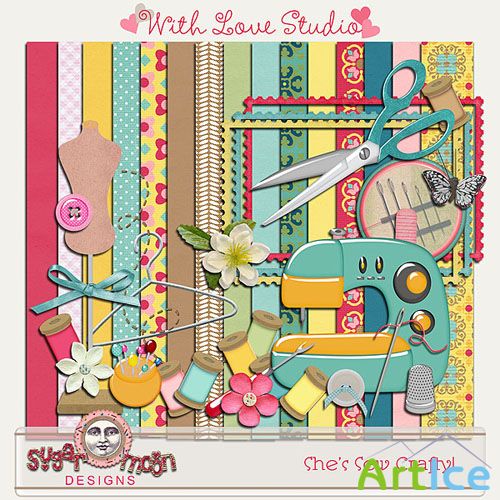 Scrap Set - Shes Sew Crafty PNG and JPG Files