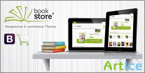 ThemeForest - Book Store Responsive Ecommerce HTML5 Theme - FULL