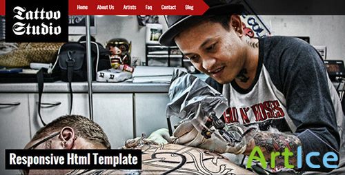 ThemeForest - Tattoo Studio - Responsive HTML5 Template - RIP