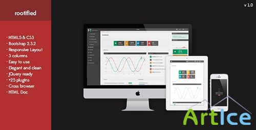 ThemeForest - Rootified - Responsive Admin Template - RIP