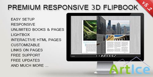 CodeCanyon - 3D FlipBook v5.2 - Responsive jQuery Plugin