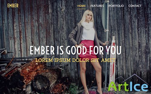 WrapBootstrap - Ember - One Page Responsive Template