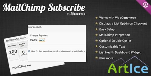 CodeCanyon - WooCommerce MailChimp Subscribe v1.0.5 - WordPress Plugin