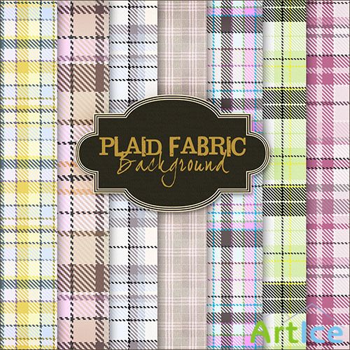 Textures - Plaid Fabric Backgrounds