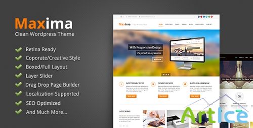 ThemeForest - Maxima v1.02 - Retina Ready Wordpress Theme