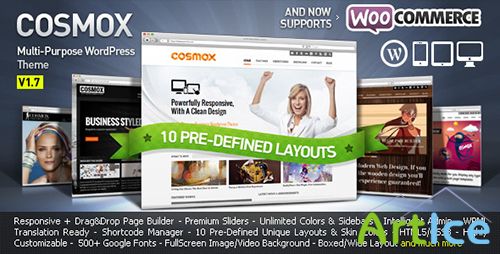 ThemeForest - COSMOX v1.6 - Multipurpose WordPress Theme