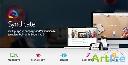 ThemeForest - Syndicate - All Purpose Bootstrap Retina Template - RIP