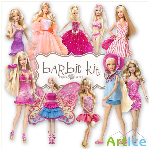 Barbie Kit PNG Files