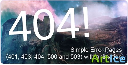 ThemeForest - 404 - Error Pages - FULL