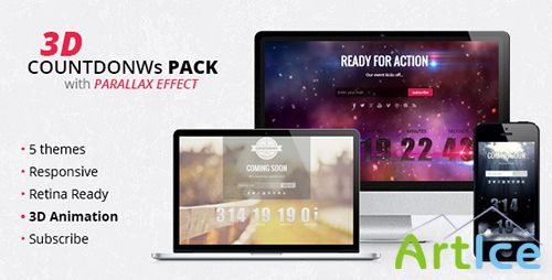 ThemeForest - 3D Countdowns Pack - RIP