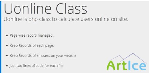 CodeCanyon - Uonline - A PHP Class to Count Online Users - RIP