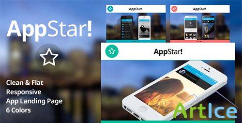 ThemeForest - AppStar - Responsive App Landing Page - RIP