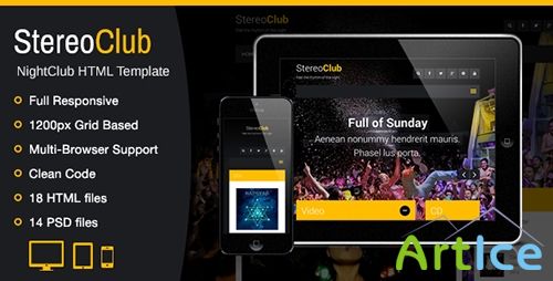 ThemeForest - StereoClub - NightClub HTML Template - RIP