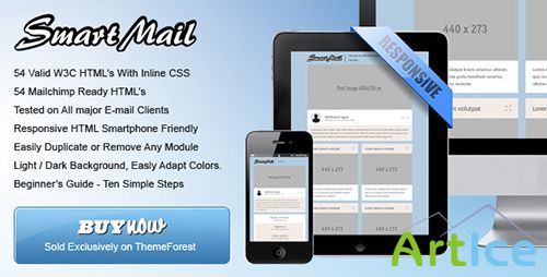 ThemeForest - SmartMail - 108 Responsive Email Templates - RIP