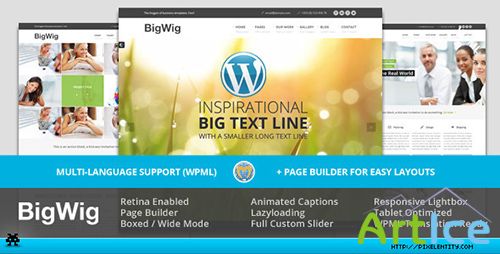 ThemeForest - BigWig v1.1.0 - Modern Corporate Retina WordPress Theme