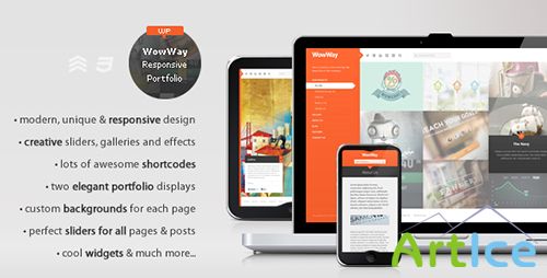 ThemeForest - WowWay v1.9.4 - Interactive & Responsive Portfolio Theme