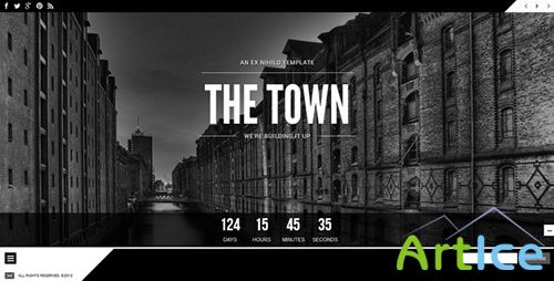 ThemeForest - The Town || Responsive Coming Soon Page - RIP