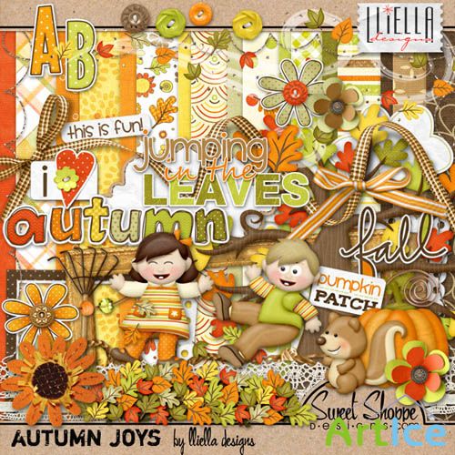 Scrap Set - Autumn Joys PNG and JPG Files