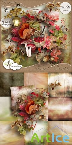 Scrap Set - Forest Fruits Partie 2 PNG and JPG Files
