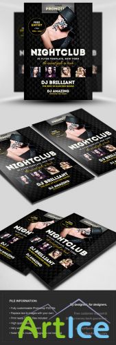 Luxury Club Party Flyer/Poster PSD Template