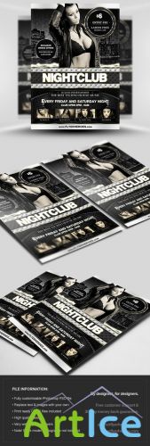 Deluxe Nightclub Flyer/Poster PSD Template