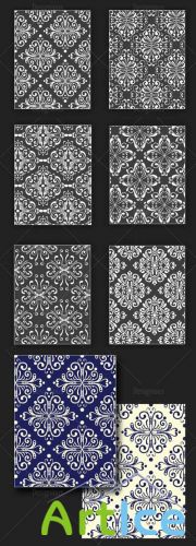 Seamless Patterns Vector Pack 123