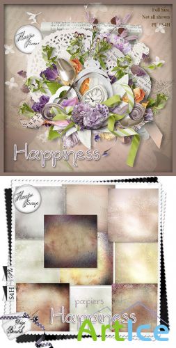 Scrap Set - Happiness PNG and JPG Files