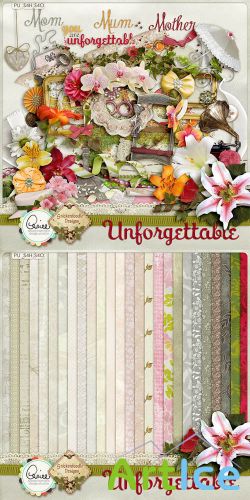 Scrap Set - Unforgettable PNG and JPG Files