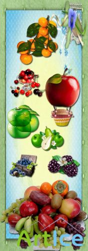 Fruits and Berries PNG Files