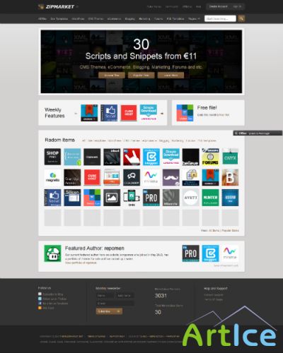 ThemeForest.net Clone Script By Zipmarket