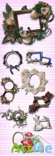 Vintage Frames PNG Files