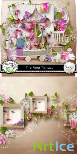 Scrap Set - The Finer Things PNG and JPG Files