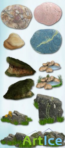Stones and rocks PNG Files