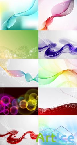 Abstract Vector Backgrounds Set 1
