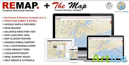 ThemeForest - REMAP v2.4 - Real Estate Premium Wordpress Template