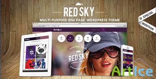 ThemeForest - Red Sky v1.0 - One Page Multi-Purpose Theme