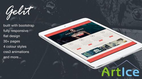 Mojo-Theme - Gelit - Responsive HTML5 Template - RIP