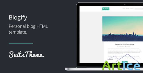 ThemeForest - Blogify - Personal Blog Responsive HTML5 Template - RIP