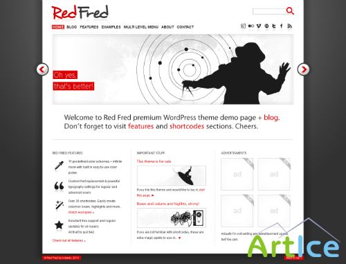 Mojo-Themes - Red Fred v1.0.2 - Business and Portfolio WordPress Theme