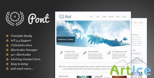 ThemeForest - Pont v1.5 - Multipurpose Wordpress Theme