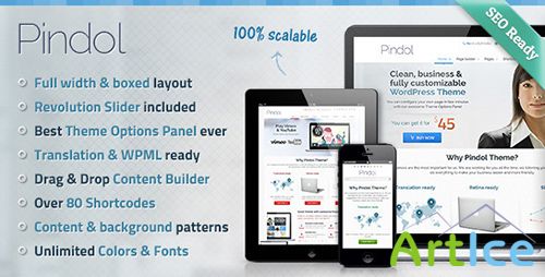 ThemeForest - Pindol v1.2.2 - Premium WordPress Theme