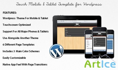 ThemeForest - Touch Mobile & Tablet Wordpress Theme v1.5