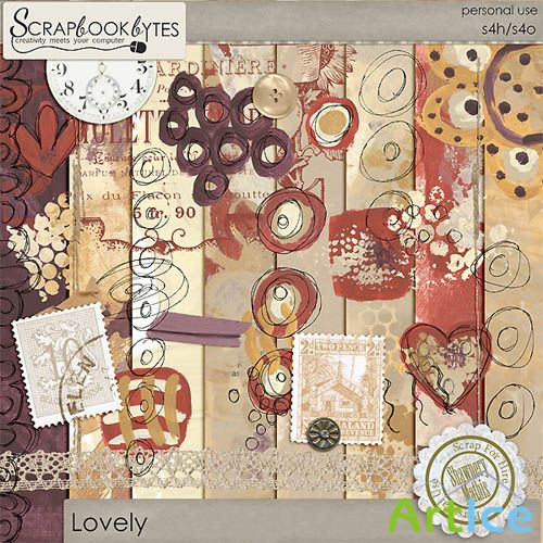 Scrap Set - Lovely PNG and Jpg Files