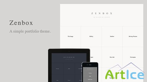 Mojo-Themes - Zenbox v1.0 - Simple Portfolio WordPress Theme