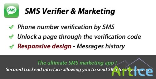 CodeCanyon - SMS Verification & Marketing App v1.0