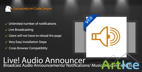 CodeCanyon - Live Audio Announcer v1.0