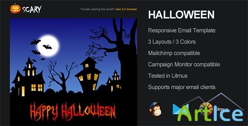 ThemeForest - Scary - Halloween Email Campaign Template - RIP