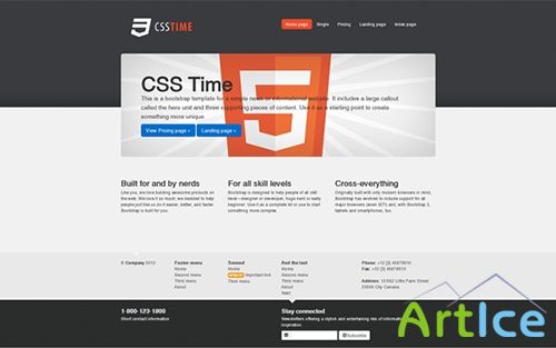 WrapBootstrap - CSS Time - Business Theme